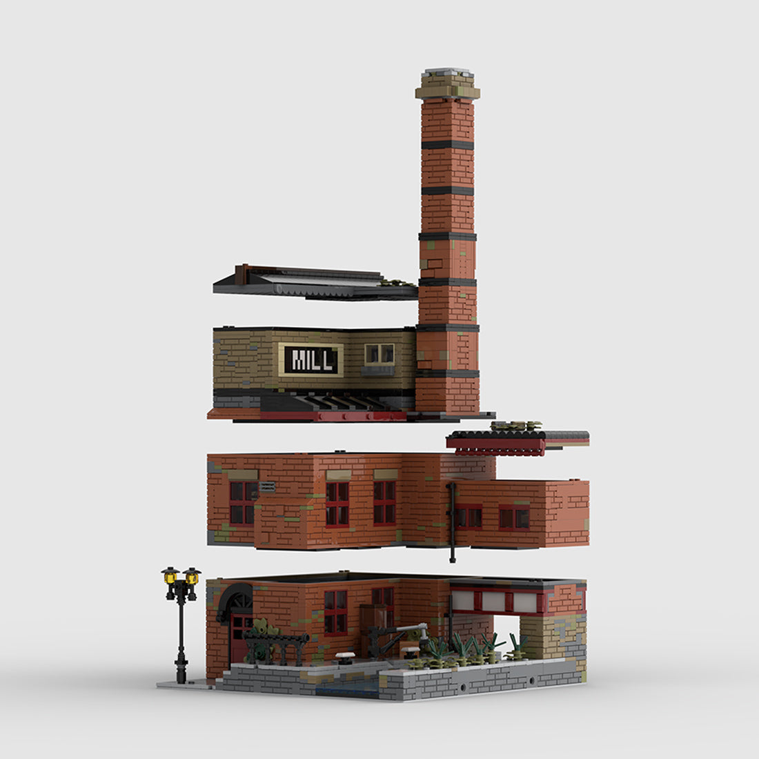 Victorian factory modular building set