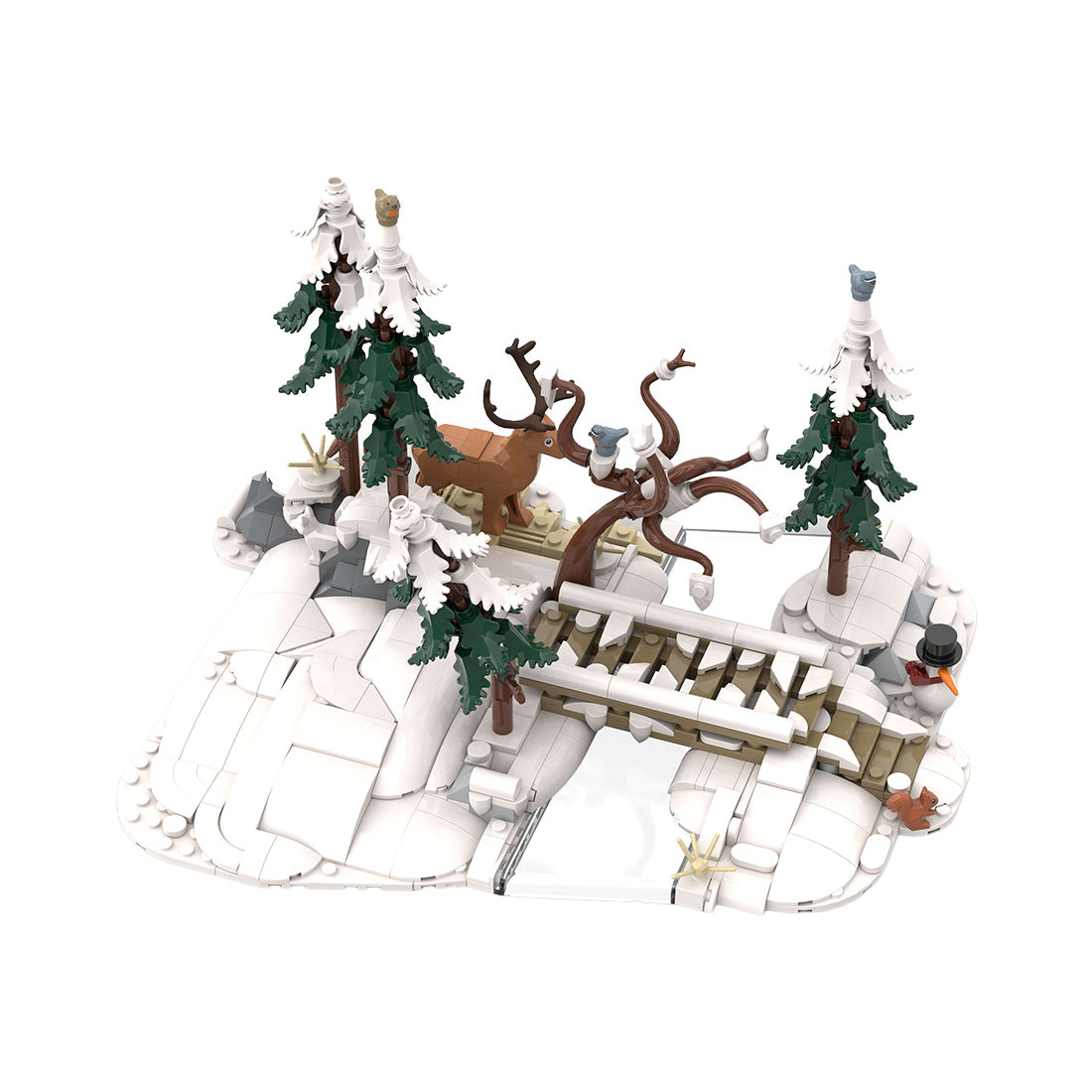 Winter Wonderland Winter Village Building Set 578PCS