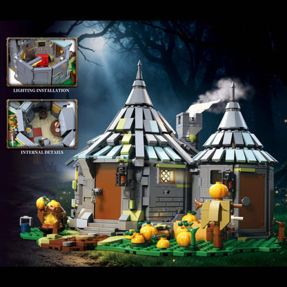 Sci-Fi Double Pointed Tower Mage Cottage Building Block