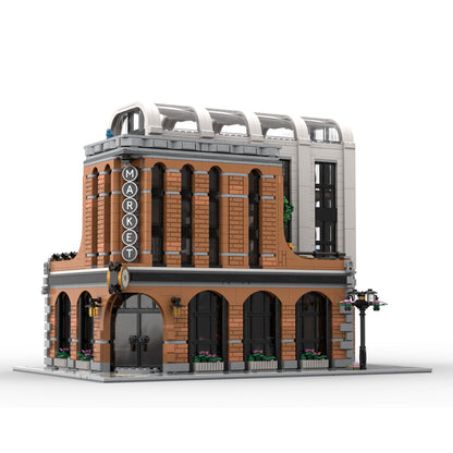 moc-243145 brick market building blocks set (3459pcs)