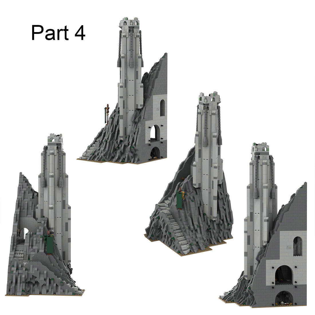 moc-38478 helm's deep building blocks set (15775pcs)