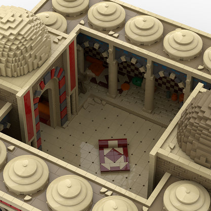 moc-215422 age of empires - middle eastern caravanserai building blocks set (11111pcs)