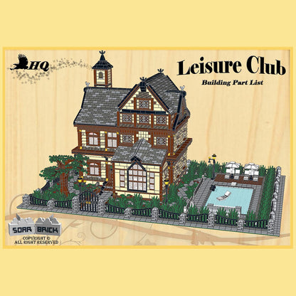 Bausteine für ein architektonisches Stadtbildmodell „Leisure Club“ von Soar Brick