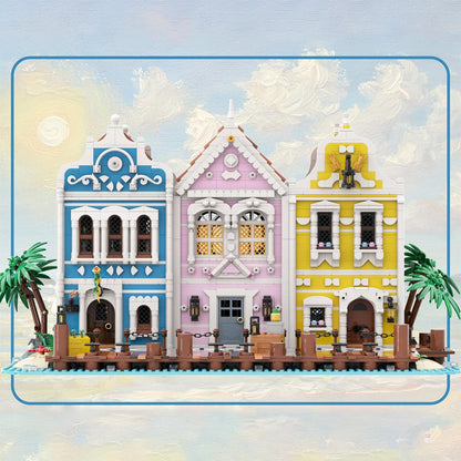 moc-251238 seafarer's bay building blocks set by mikey_brickalloti (5996pcs)