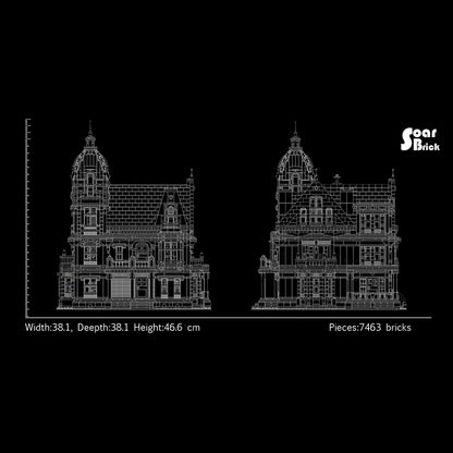 Suburban Residence Building Block Set(7407PCS)