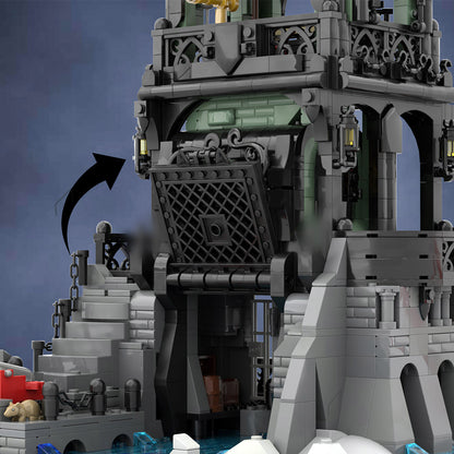 Black Watchtower Pirate Fortress Building Blocks