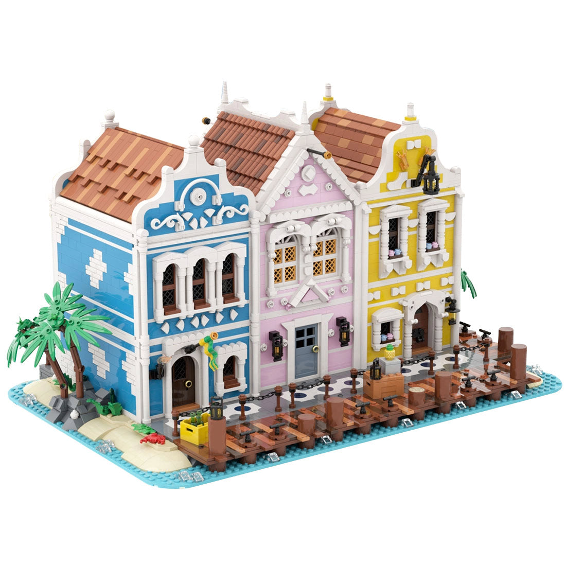 moc-251238 seafarer's bay building blocks set by mikey_brickalloti (5996pcs)