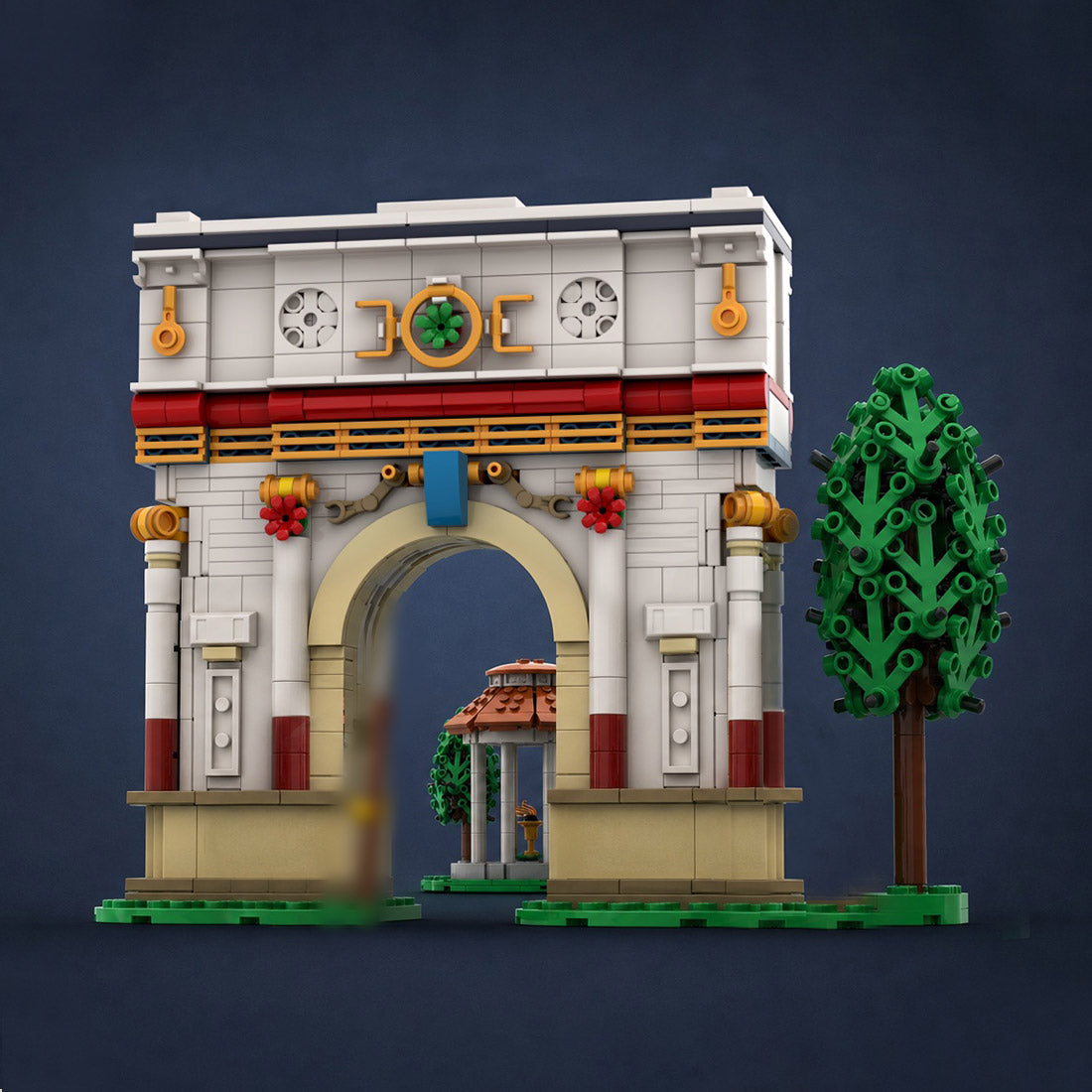 Ancient Roman Forum Building Blocks by Niklas Labs