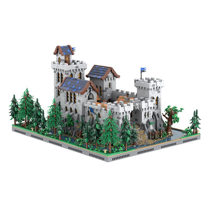 moc-229261 black falcon’s castle building blocks set (9836pcs)