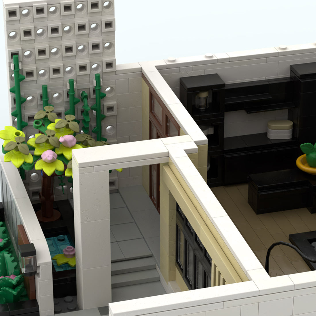 moc-202019 modern house concept building blocks set (4572pcs)