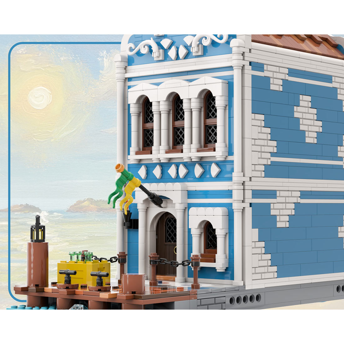 moc-251238 seafarer's bay building blocks set by mikey_brickalloti (5996pcs)