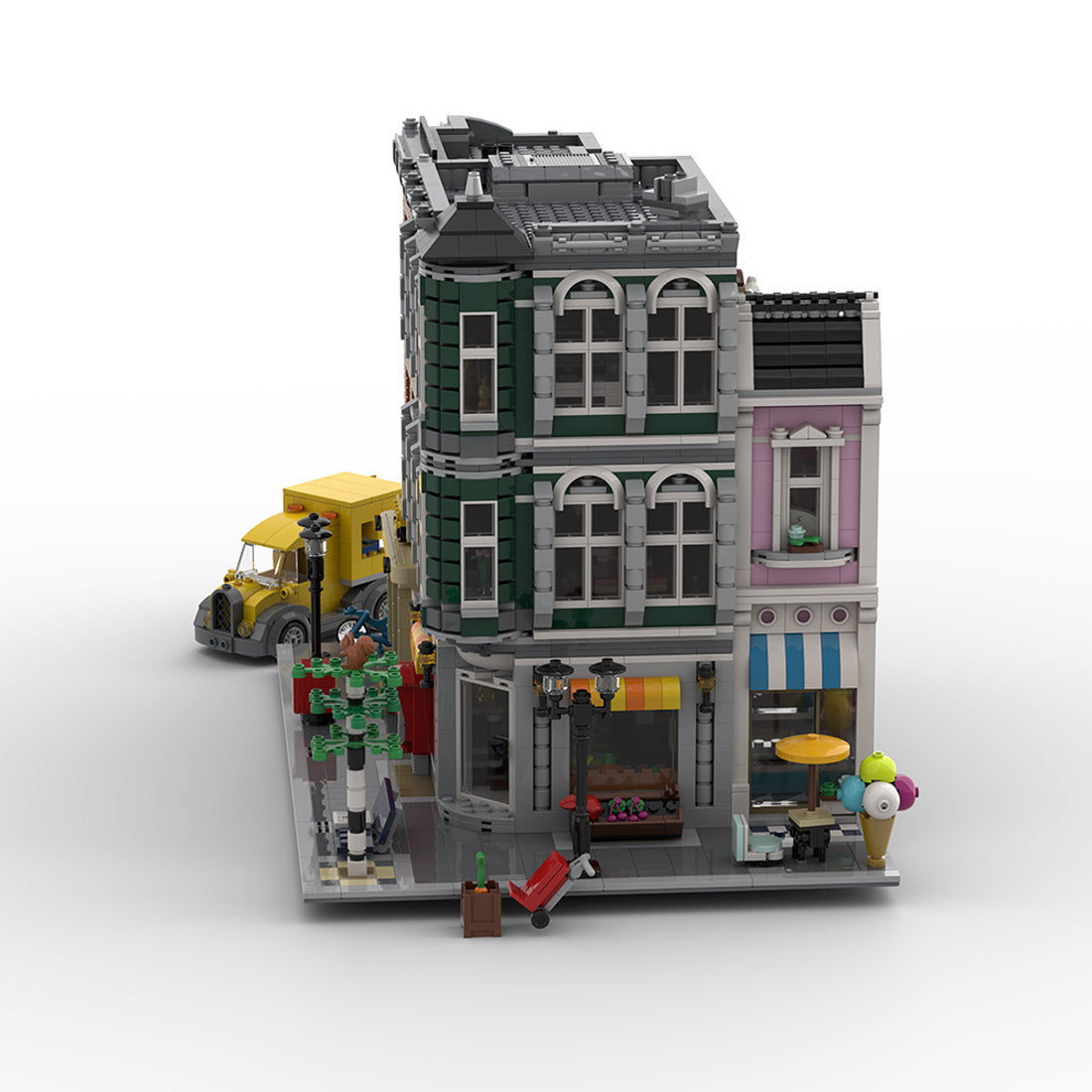 moc-226380 commercial center building blocks set (3853pcs)