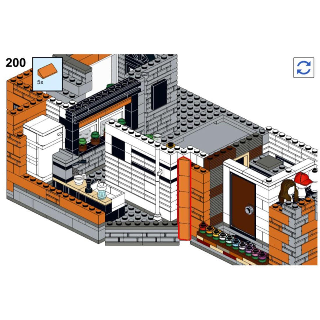 moc-89341 sitcomplex queer eye building blocks (1362pcs）