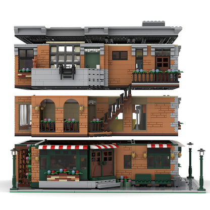 moc-79570 friends apartment building blocks (4642pcs)