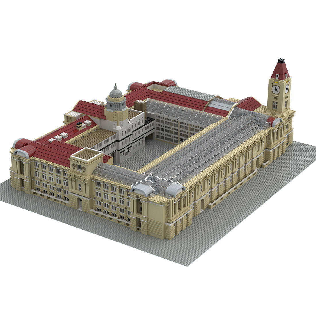 moc-112041 birmingham city council house, museum and art gallery building blocks set (19585pcs)