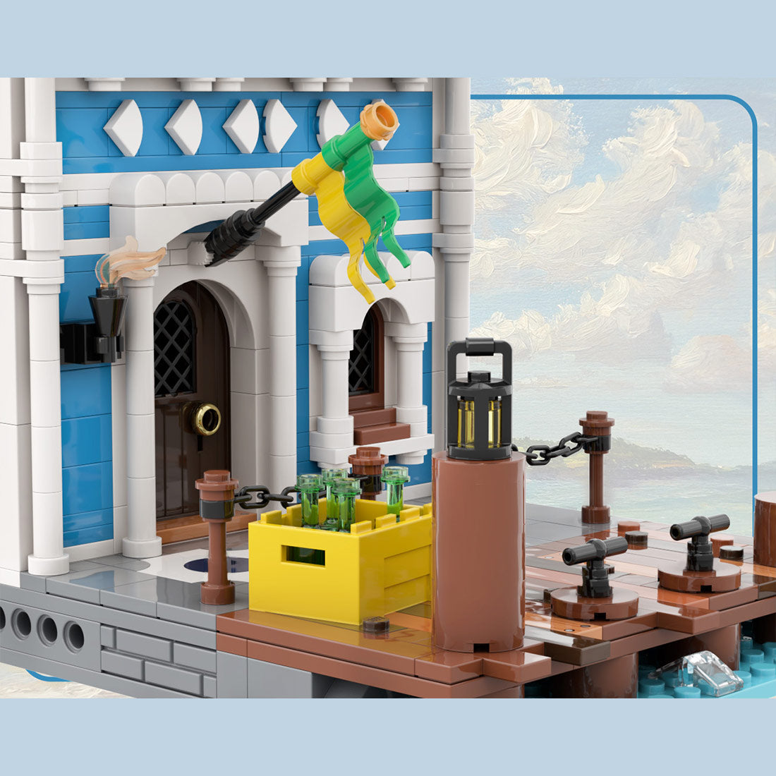 moc-251238 seafarer's bay building blocks set by mikey_brickalloti (5996pcs)