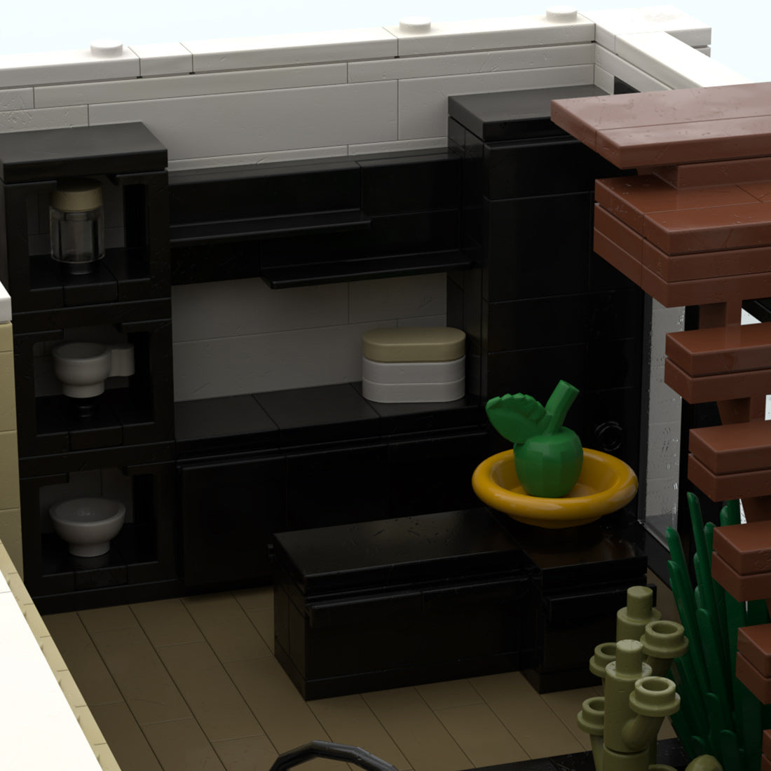 moc-202019 modern house concept building blocks set (4572pcs)