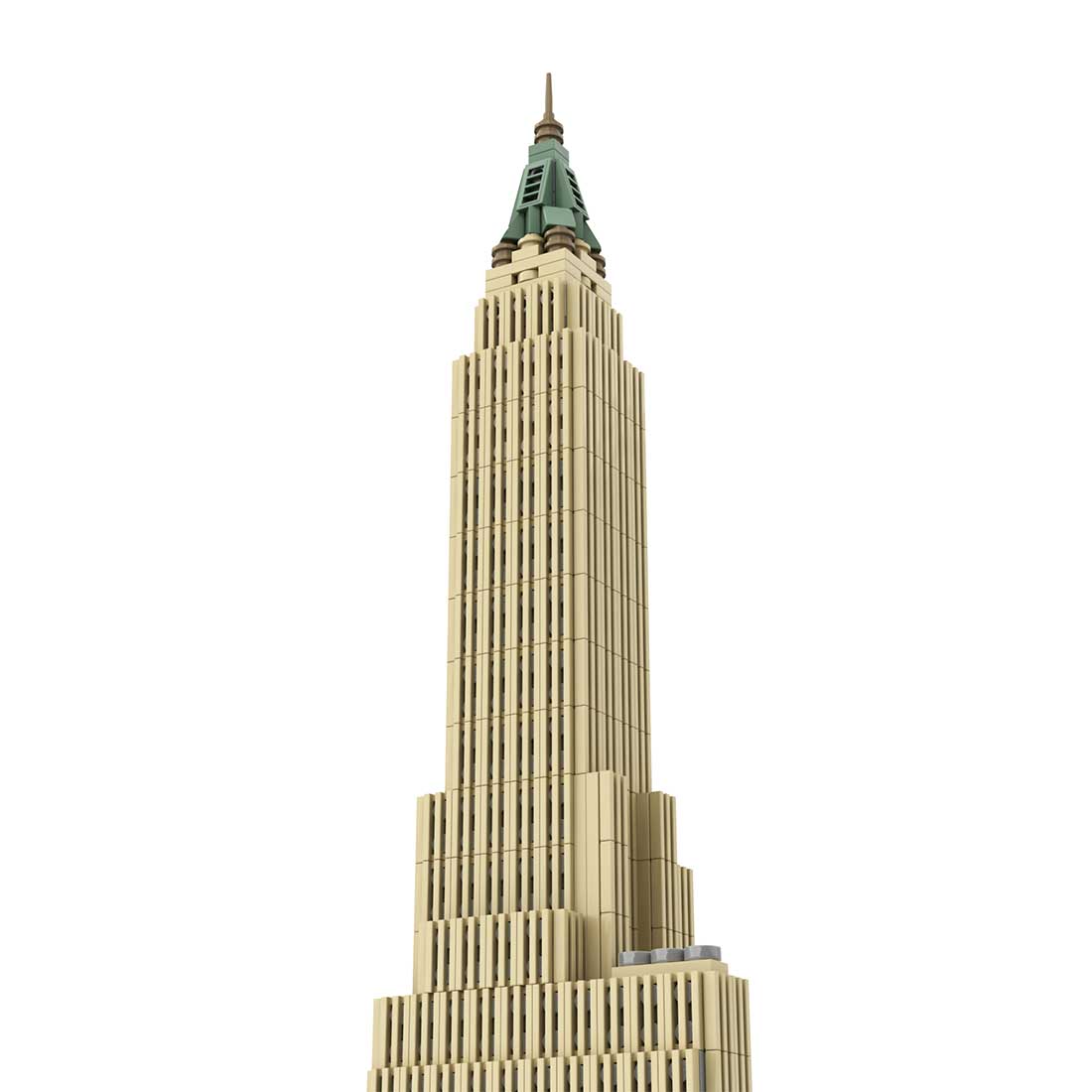 moc-130597 1/800 scale new york famous landmark street scene building blocks set (923pcs)