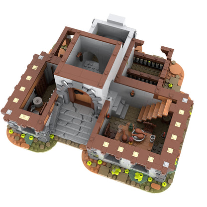 moc-235629 drunken dragon medieval tavern building blocks set(5173pcs)