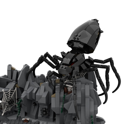 moc-55839 shelob's lair building blocks moc set (2261pcs)