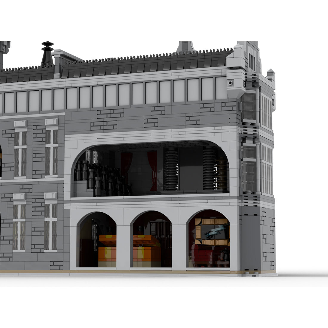 moc-231489 frankenstein manor gothic castle building blocks(8326pcs)