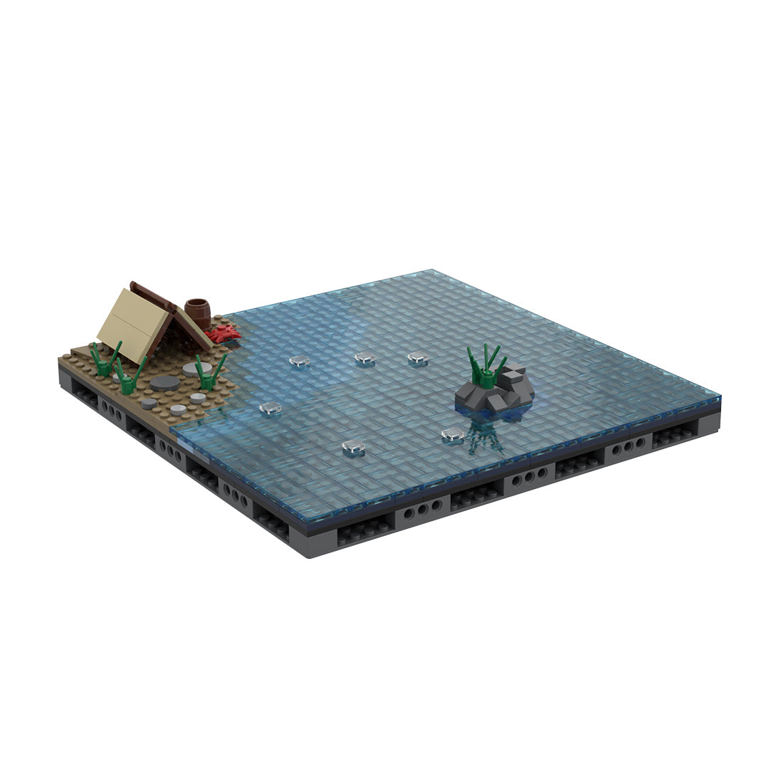 Mittelalterlicher Wachturm Bausteine-Set von TyrolMocs