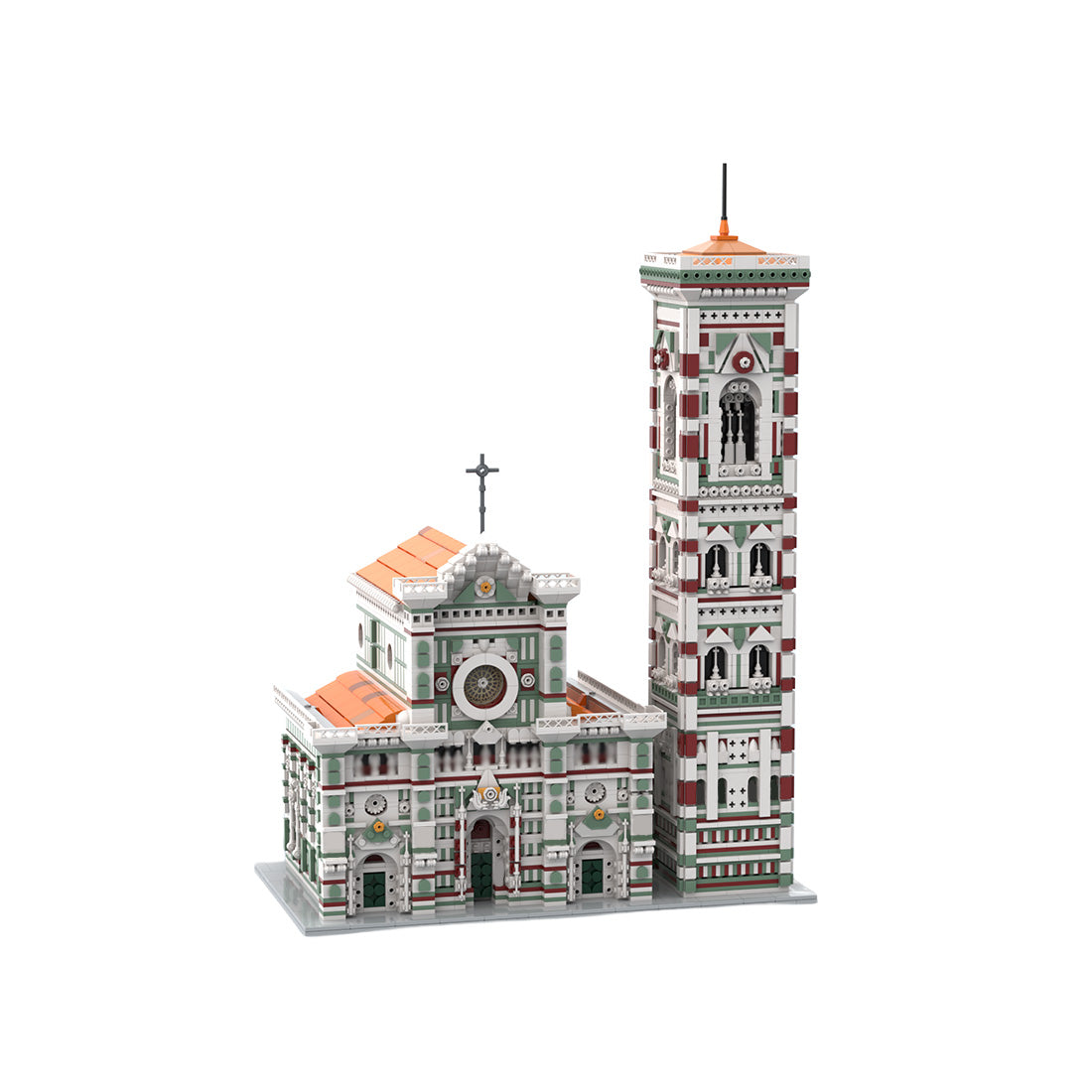 cathedral of florence giotto’s campanile building blocks set