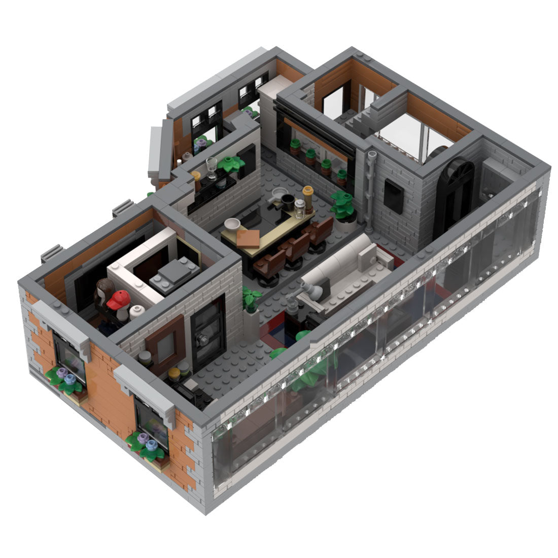 moc-89341 sitcomplex queer eye building blocks (1362pcs）