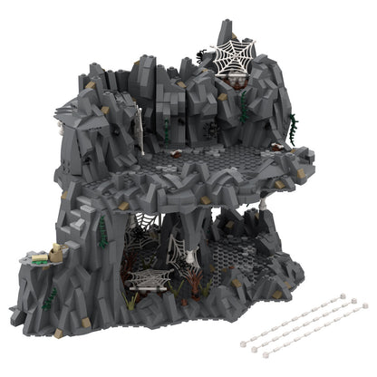 moc-55839 shelob's lair building blocks moc set (2261pcs)