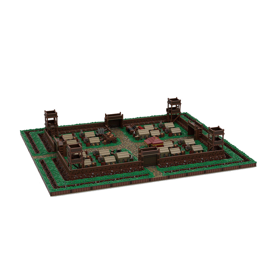 moc-139859 roman field camp (medium) building blocks set (31789pcs)
