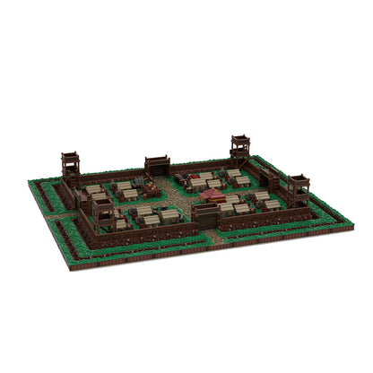 moc-139859 roman field camp (medium) building blocks set (31789pcs)