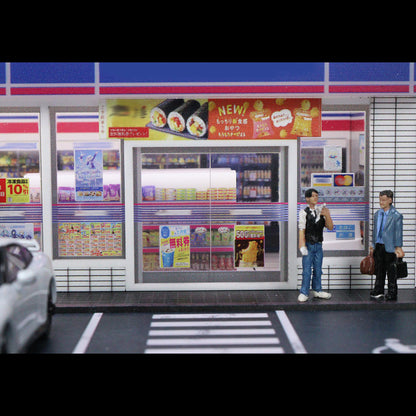 1/64 Scale Lawson Convenience Store Diorama Building Scene Model with Parking Area