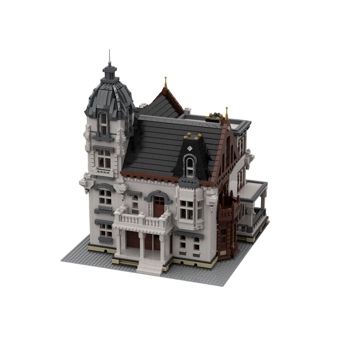 suburban residence building block set(7407pcs)