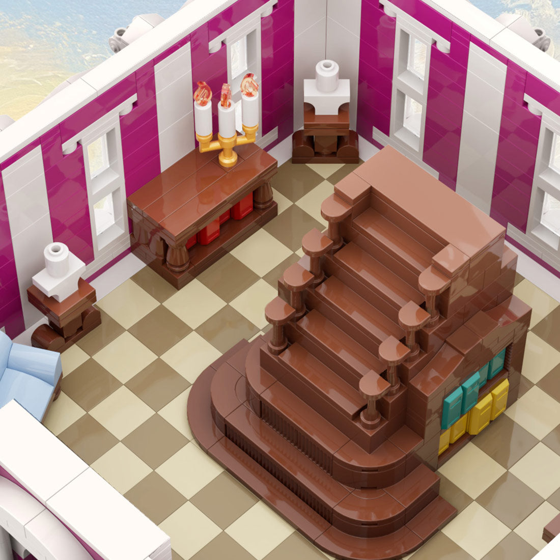 MOC-258528 Governor's Mansion Modular Building Blocks Set