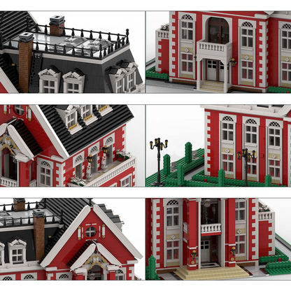 Georgian Brick Palace Architektur Stadtansicht Bausteine von Soar Brick