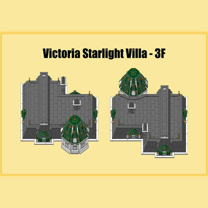 classic victorian residence european town house building blocks set (4772pcs)