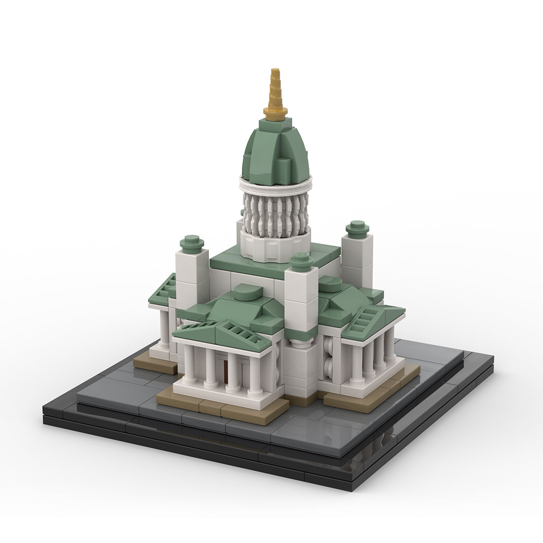 moc-191359 finland helsinki cathedral building blocks set(276pcs)