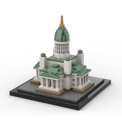 moc-191359 finland helsinki cathedral building blocks set(276pcs)