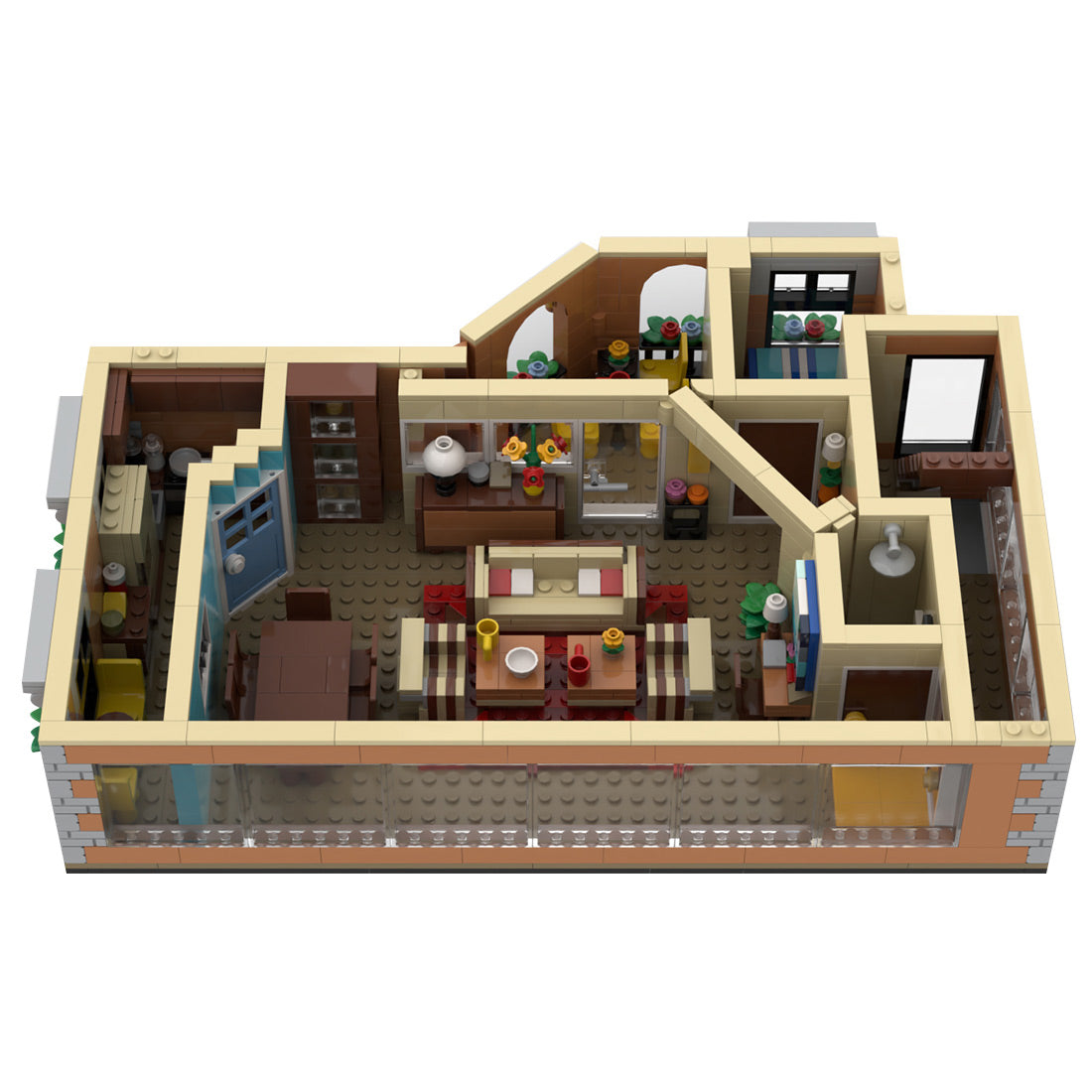 moc-98838 sitcomplex - the jeffersons part11 building blocks set(946pcs）