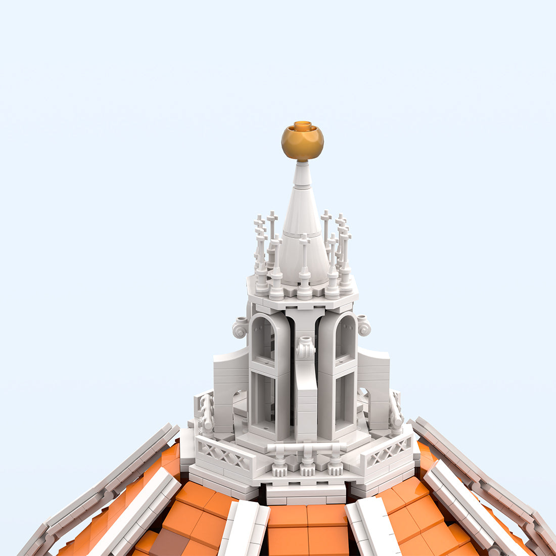 Florence Cathedral and Giotto’s Campanile building model