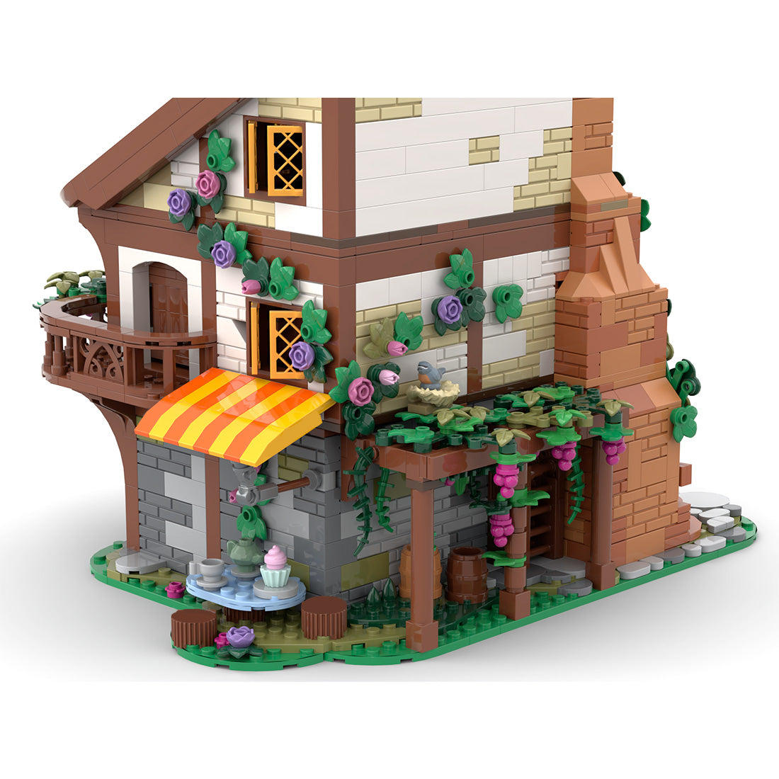 dragon breath bakery fantasy building block display