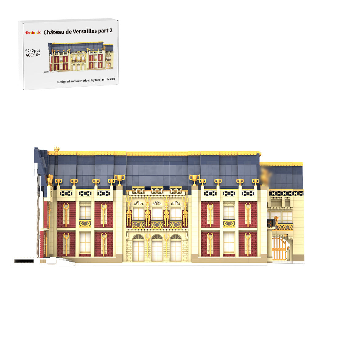 MOC-212057 Château de Versailles Modular Building Blocks Part 2