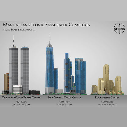 MOC-264039 New World Trade Center Skyline Landmark Building Blocks