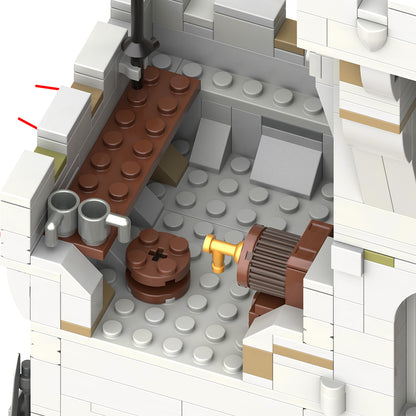 MOC-269330 Medieval Black Falcon's Outpost Castle Building Block