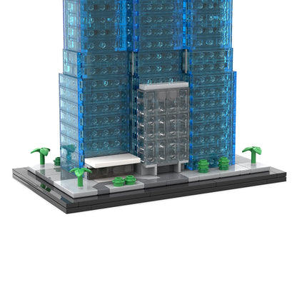 moc-256851 the st. regis chicago 1:800 scale architecture building blocks set (2041pcs)