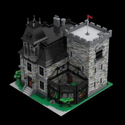 gothic castle villa victorian mansion building blocks set (10285pcs)