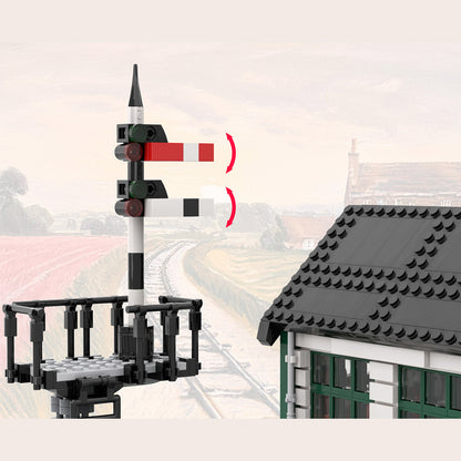 moc-240636  signal box house building blocks set(1327pcs)