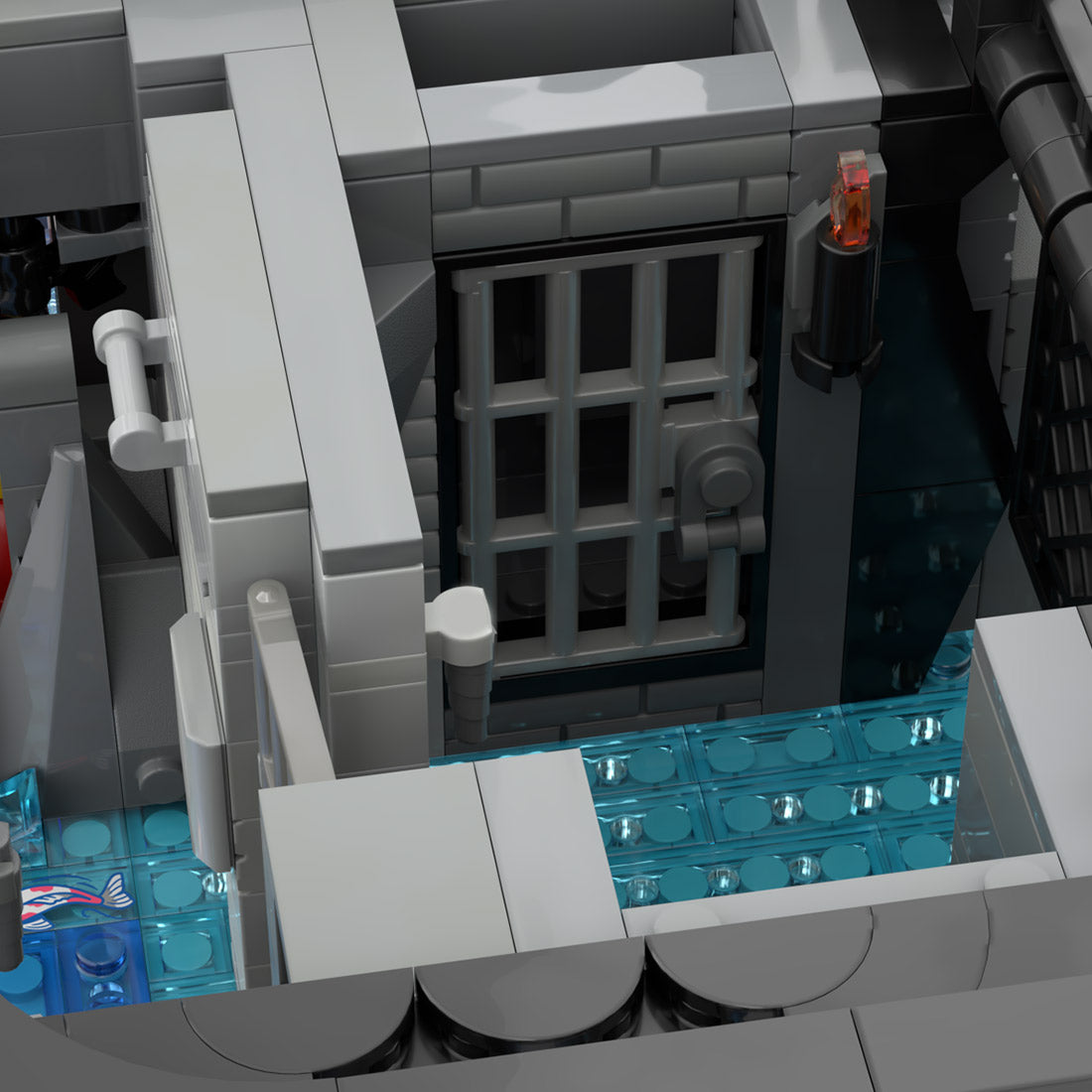 Black Watchtower Pirate Fortress Building Blocks
