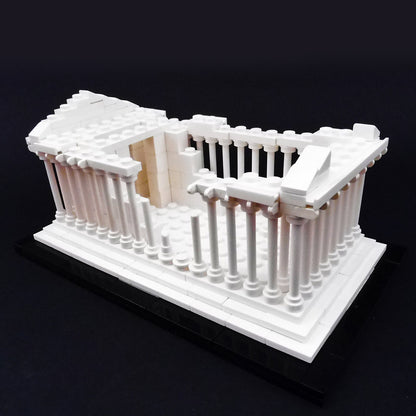 moc parthenon temple model building kit(255pcs)