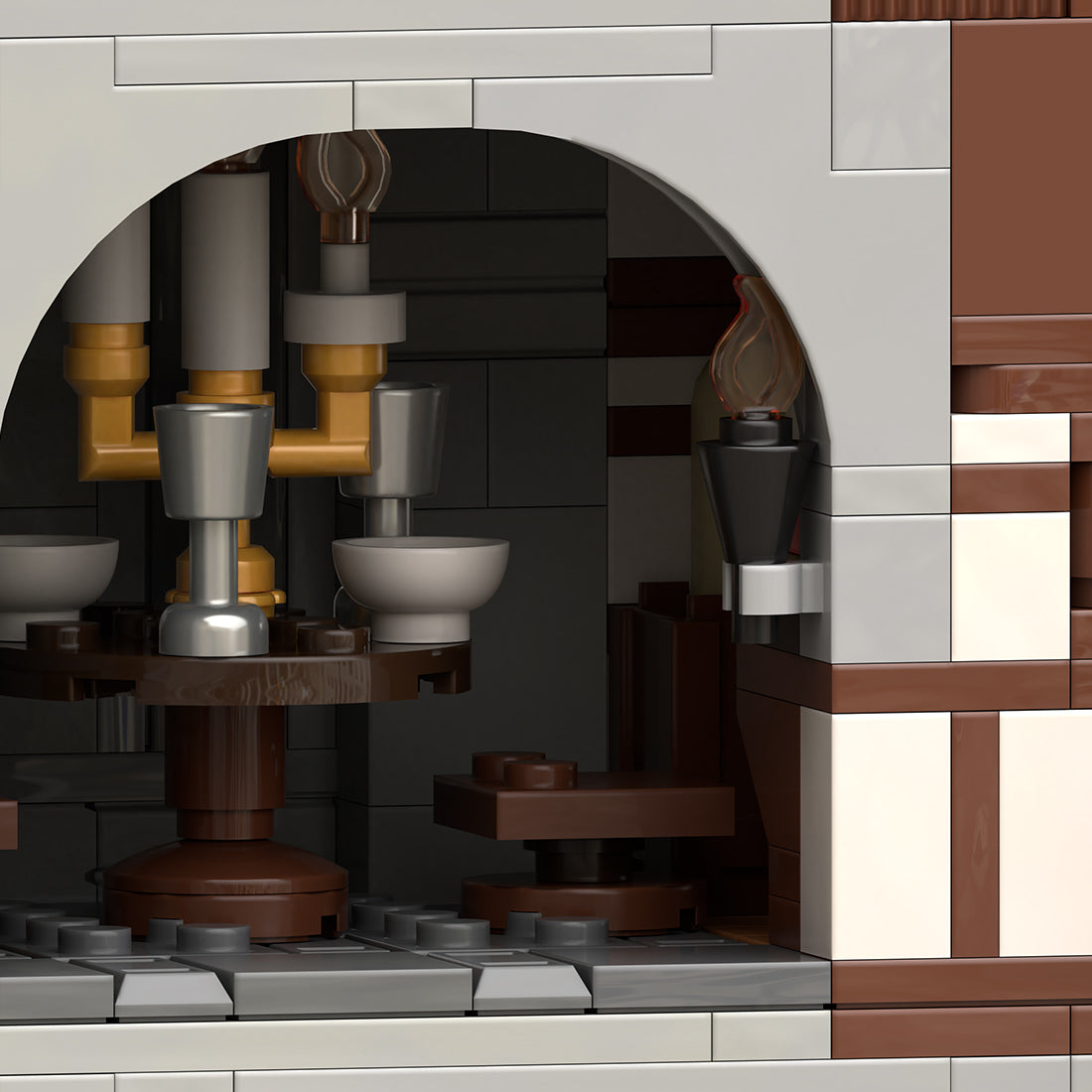 MOC-269330 Medieval Black Falcon's Outpost Castle Building Block